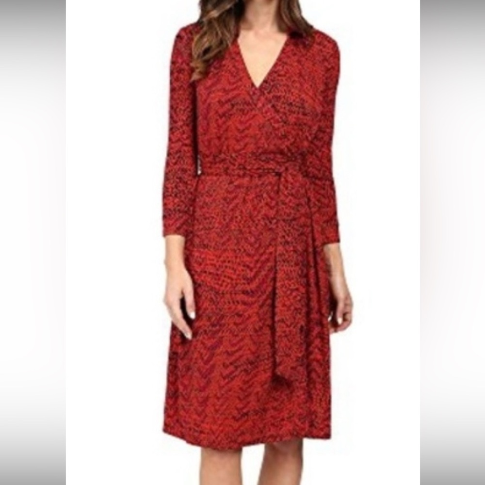 Nic + Zoe On Track Collared Wrap Dress, Petite L